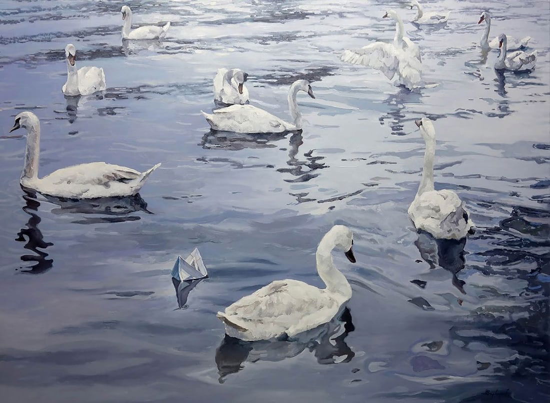 Oil painting Became friends Varvarov Anatoly Viktorovich: Title: Oil painting Became friends Varvarov Anatoly Viktorovich Description: No.Varv 22 *** ABOUT THIS PAINTING *** * TITLE: "Became friends" * ARTISTS: Varvarov Anatoly Viktorovich * SIZE: 135x175 cm