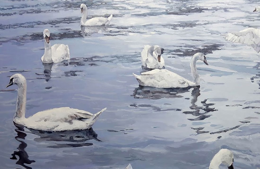 Oil painting Became friends Varvarov Anatoly Viktorovich - 2