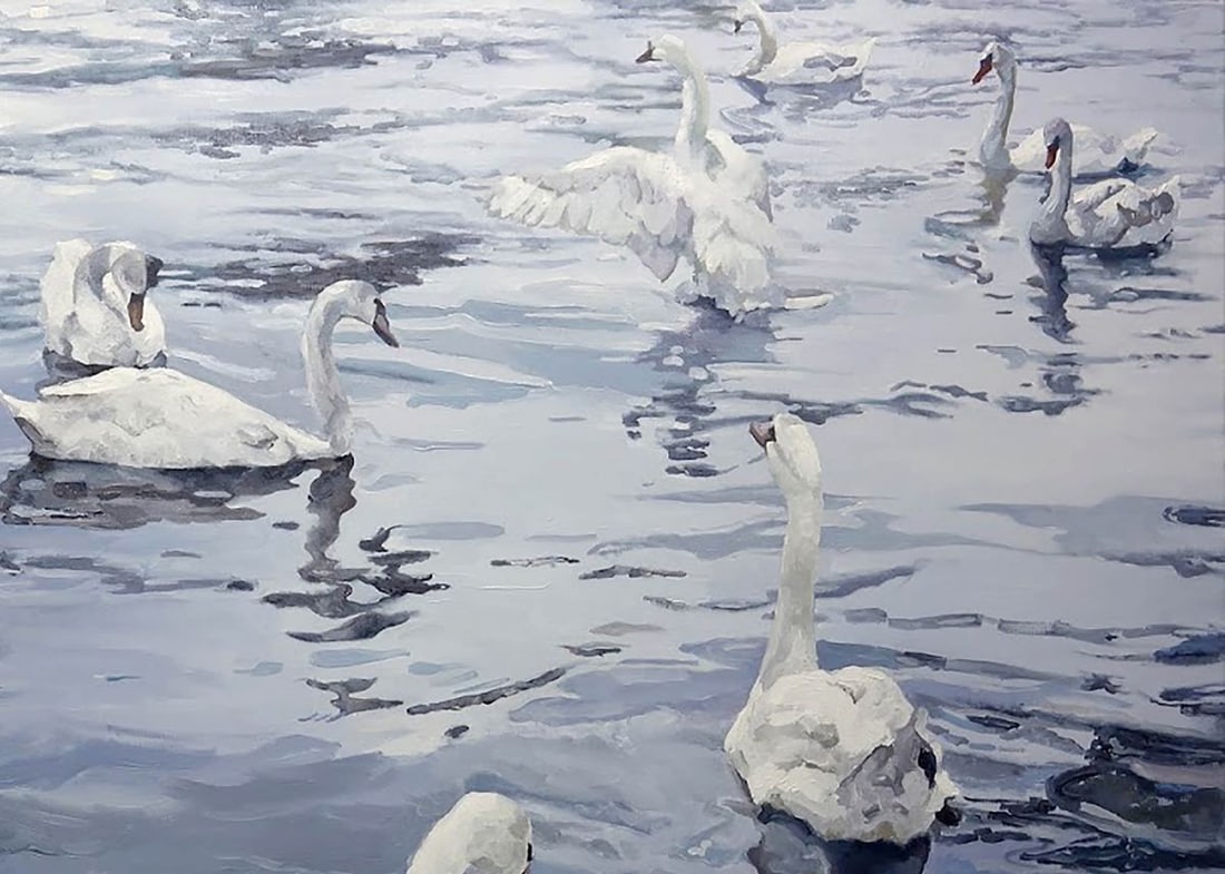 Oil painting Became friends Varvarov Anatoly Viktorovich - 3