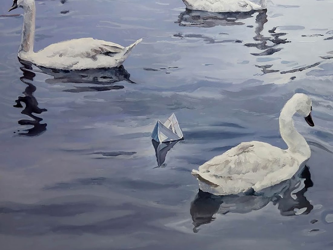 Oil painting Became friends Varvarov Anatoly Viktorovich - 4