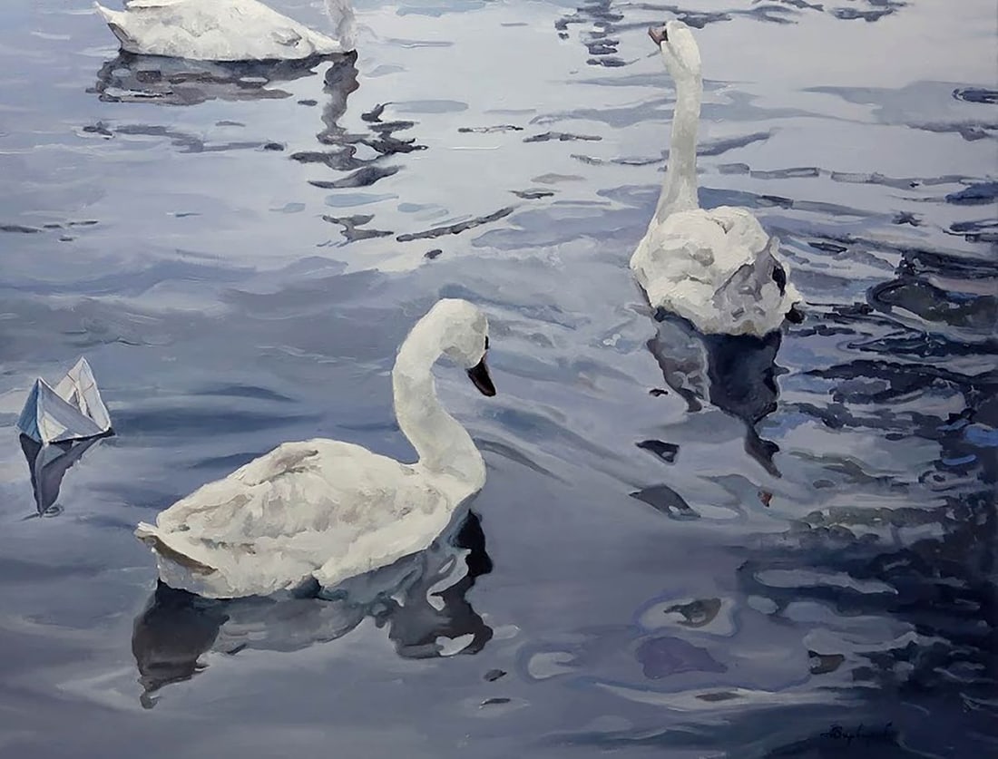 Oil painting Became friends Varvarov Anatoly Viktorovich - 5