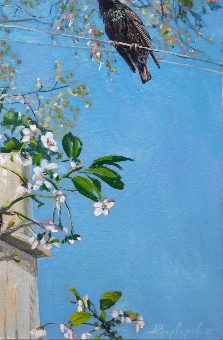 Oil painting Starling Varvarov Anatoly Viktorovich - 5