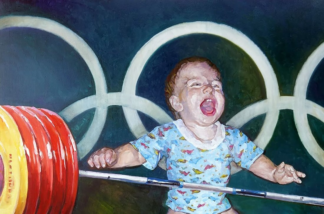 Oil painting Champion Varvarov Anatoly Viktorovich - 2