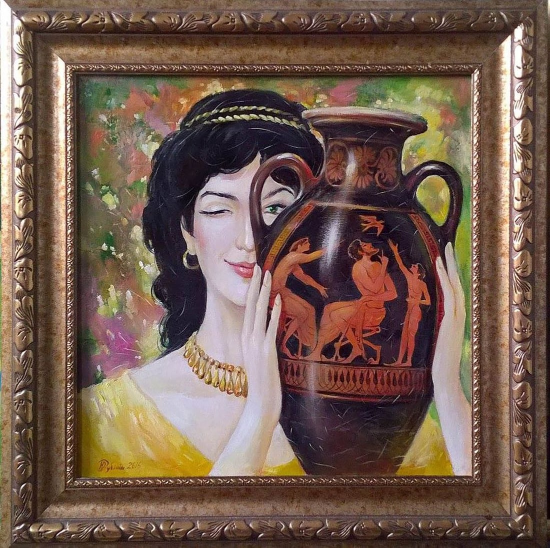 Oil painting View Titinin Yurii: Title: Oil painting View Titinin Yurii Description: No.Dub 10 *** ABOUT THIS PAINTING *** * TITLE: "View" * ARTISTS: Titinin Yurii * SIZE: 40x40 cm/'15.74x15.74 inches' * MEDIUM: oil, canvas * HAND PA