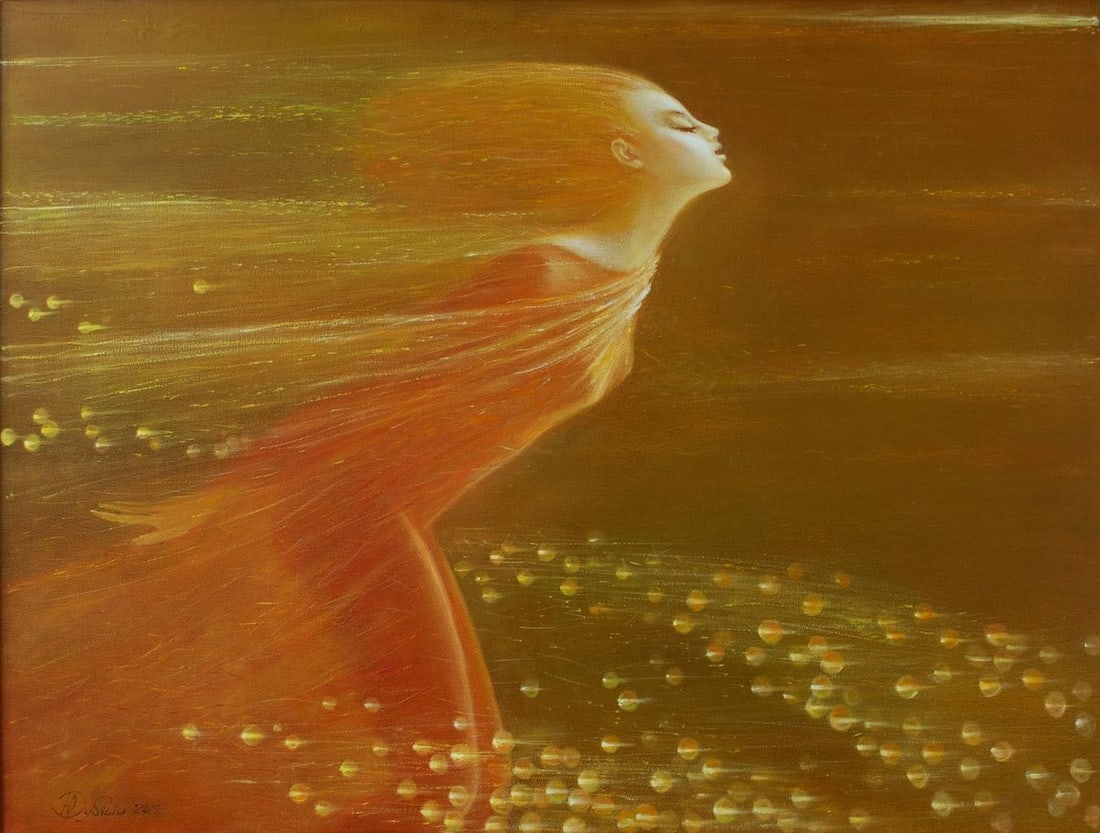 Oil painting Star wind Titinin Yurii: Title: Oil painting Star wind Titinin Yurii Description: No.Dub 24 *** ABOUT THIS PAINTING *** * TITLE: "Star wind" * ARTISTS: Titinin Yurii * SIZE: 60x80 cm/'23.62x31.49 inches' * MEDIUM: oil,