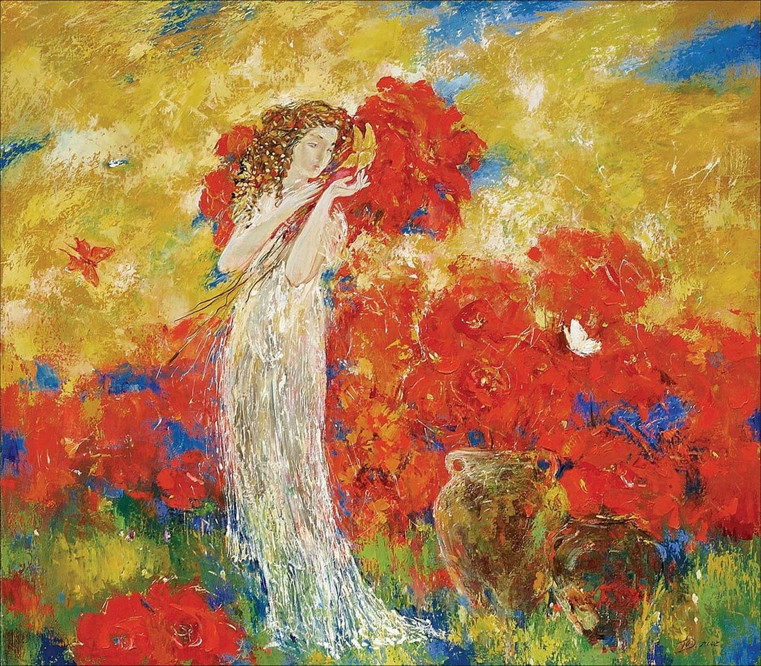 Oil painting Summer Titinin Yurii: Title: Oil painting Summer Titinin Yurii Description: No.Dub 25 *** ABOUT THIS PAINTING *** * TITLE: "Summer" * ARTISTS: Titinin Yurii * SIZE: 90x80 cm/'35.43x31.49 inches' * MEDIUM: oil, canvas *