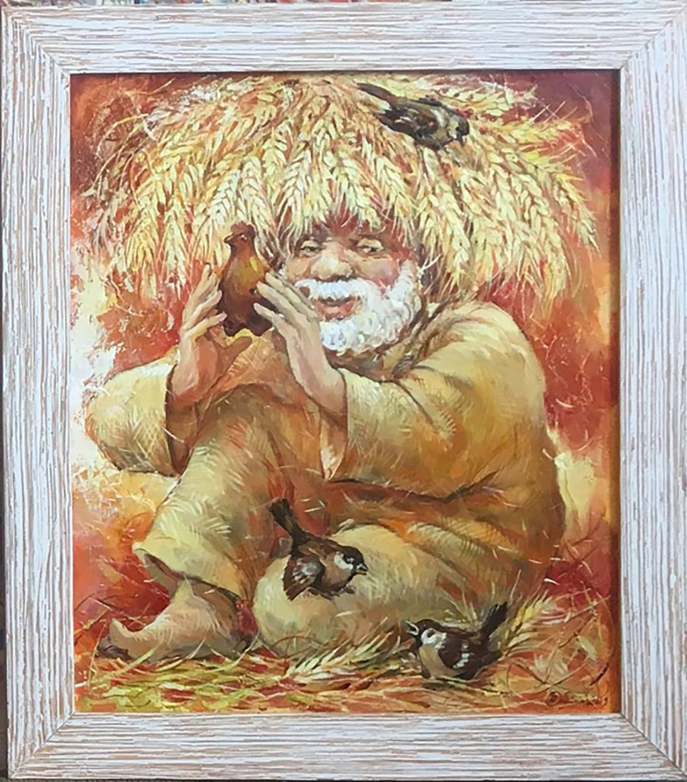 Oil painting House with a whistle Titinin Yurii: Title: Oil painting House with a whistle Titinin Yurii Description: No.Dub 38 *** ABOUT THIS PAINTING *** * TITLE: "House with a whistle" * ARTISTS: Titinin Yurii * SIZE: 50x60 cm/'19.68x23.62 inches'