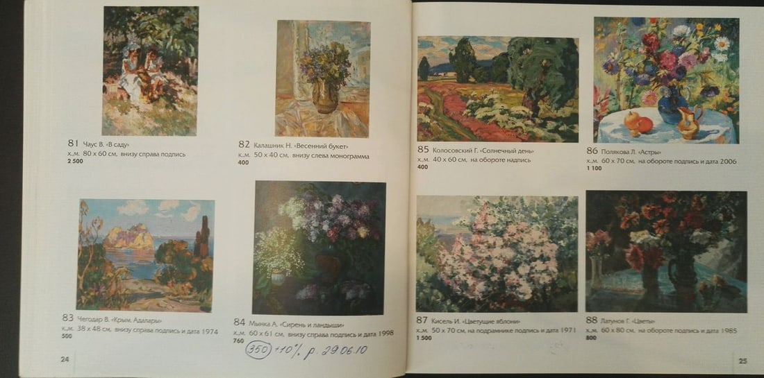 Oil painting Children in the garden Chaus Victor Nikolaevich - 10