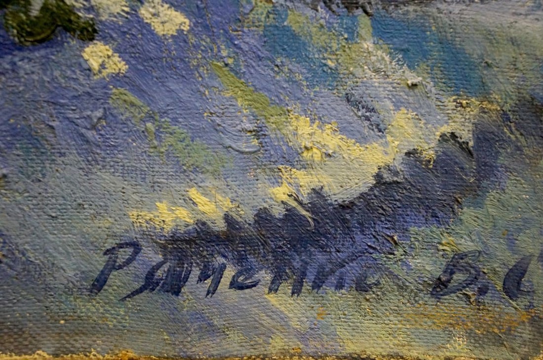 Oil painting Grandfather fishing Vasily Sergeevich Ryabchenko - 6