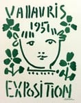 Picasso Lithograph 66 Expo Vallauris 1951 Art in posters: Title: Picasso Lithograph 66 Expo Vallauris 1951 Art in posters Description: Title: Expo Vallauris 1951 Artist: Pablo Picasso Country: Spain Medium: Lithograph - 66 Paper size: 12.50 x 9.50 inch
