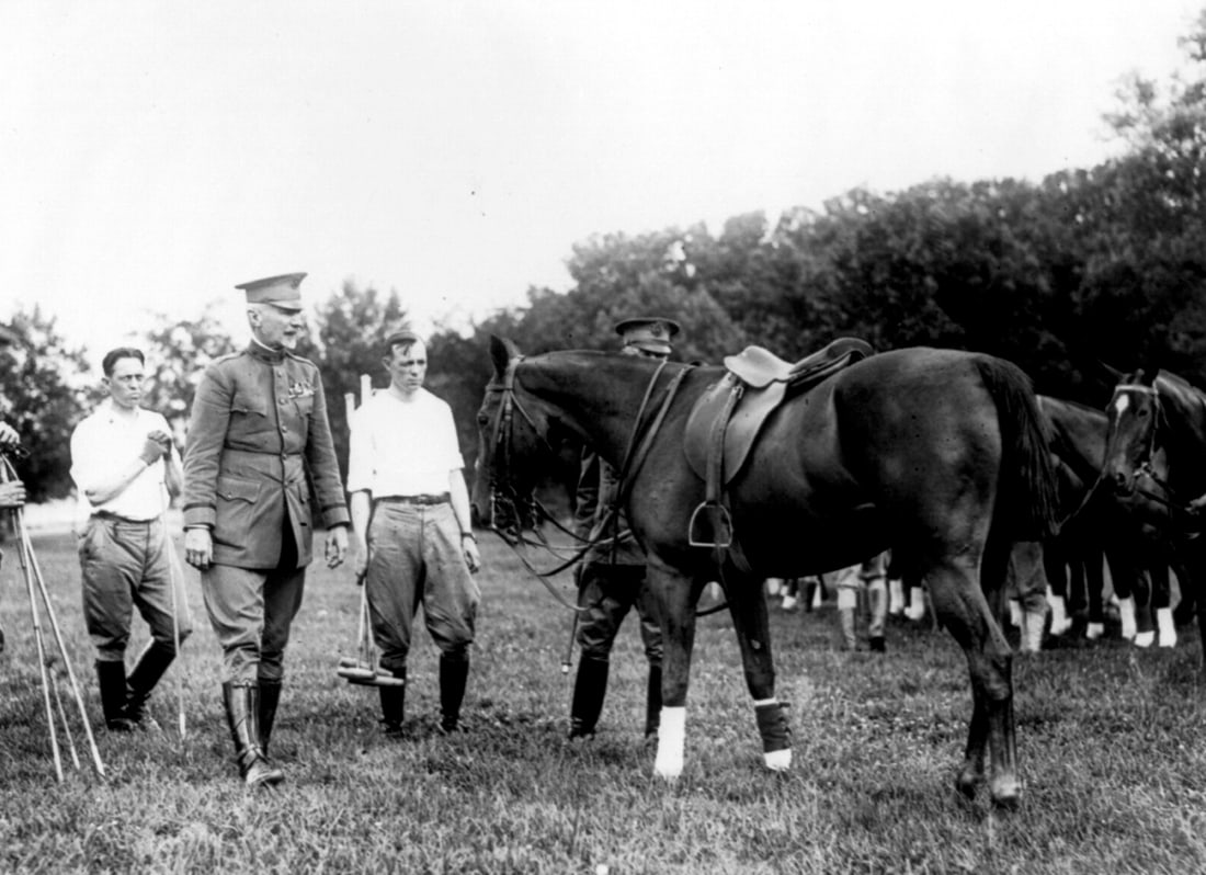 INSPECTION OF POLO PONIES BEFORE GAME: Title: INSPECTION OF POLO PONIES BEFORE GAME Artist/Source: NATIONAL PHOTO CO. Original Date: UNKNOWN Dimensions: 8X10 / 10X8 ACCORDINGLY Description: || UNITED STATES SHIPPING ONLY! || This lot is a