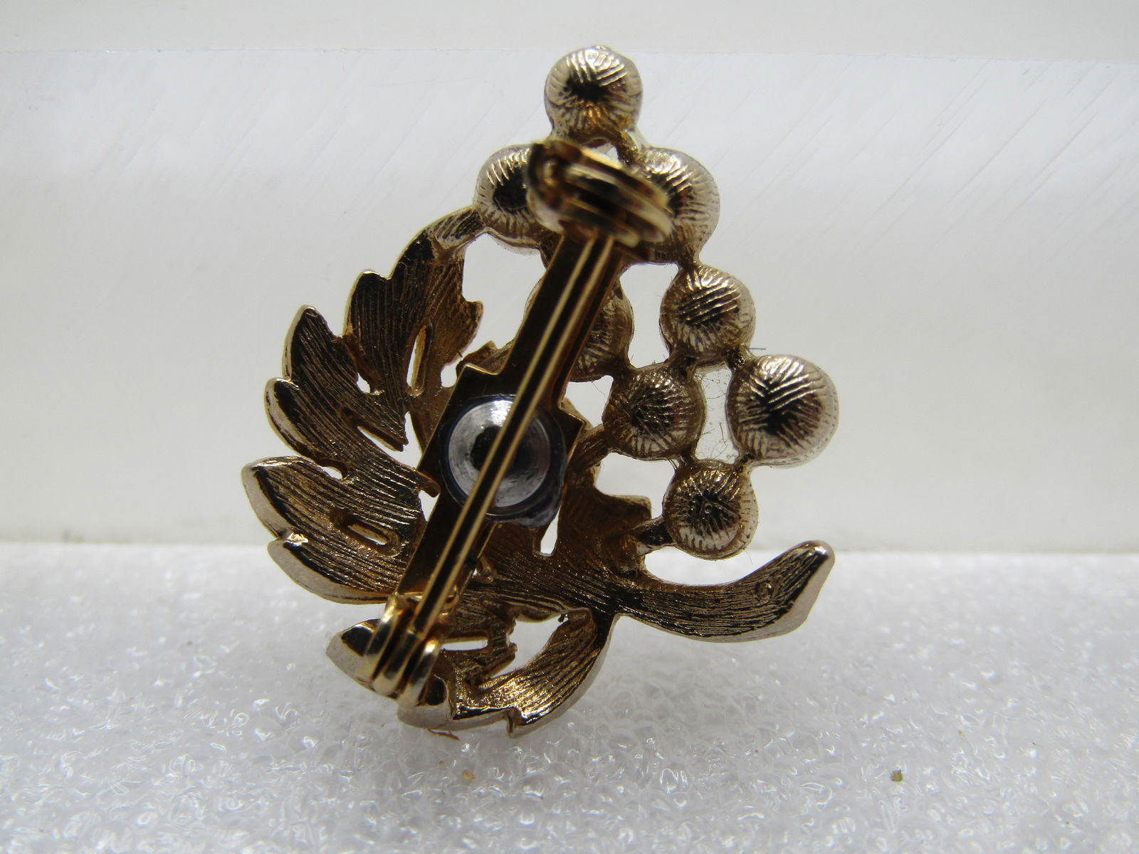 Vintage 10kt 6mm Pearl Earrings, Pierced Studs, Signed, 1960's-1980's - 4