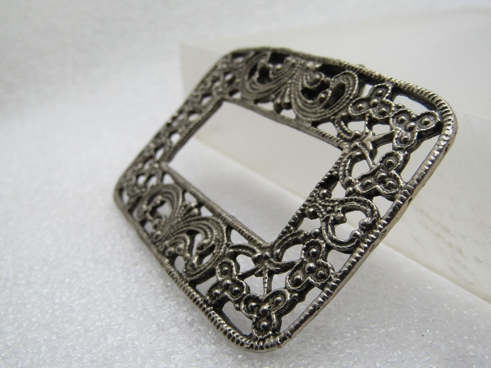 Vintage Shoe/Dress Buckle, Filigree, 1930's-1940's - 2
