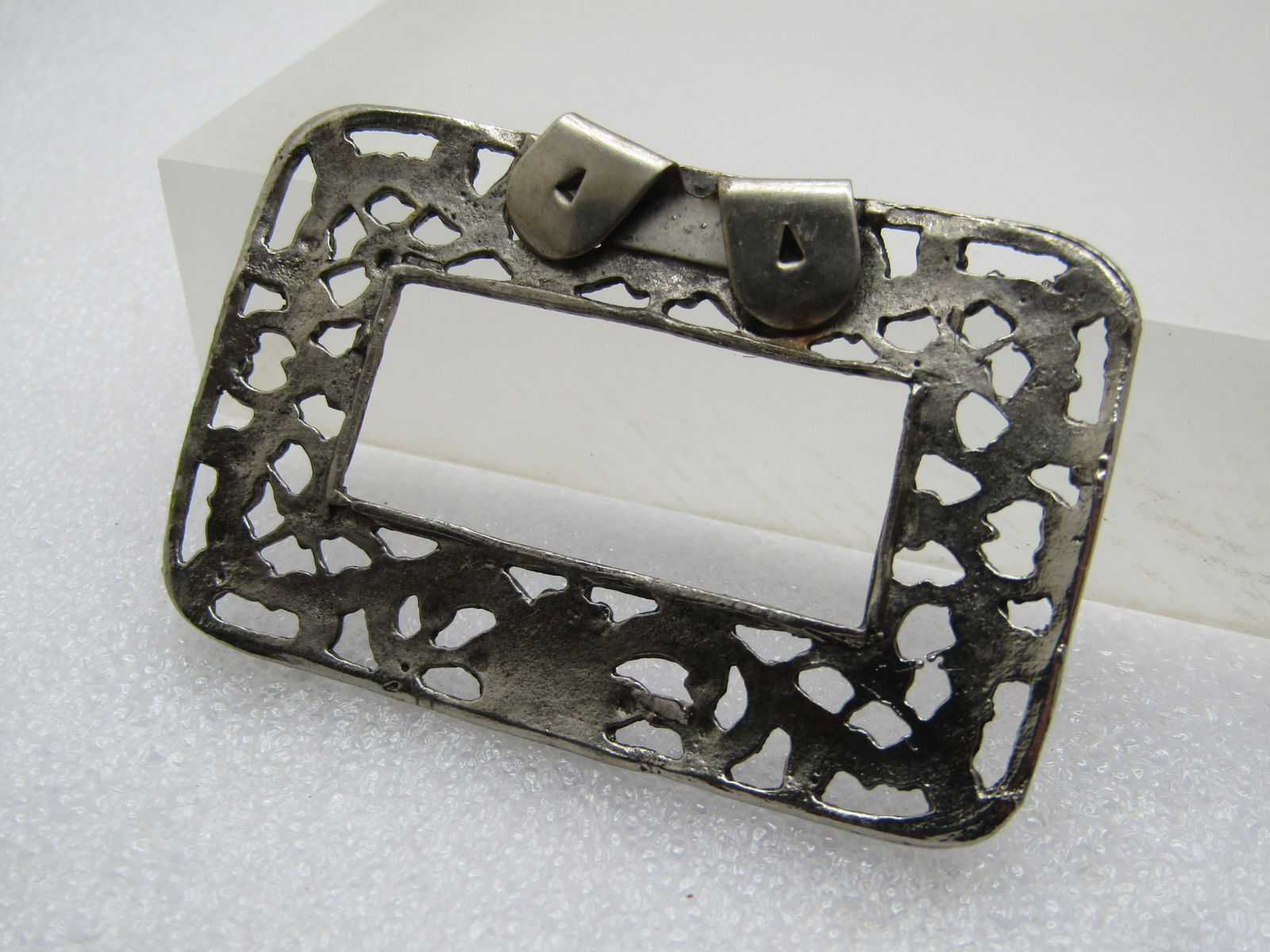 Vintage Shoe/Dress Buckle, Filigree, 1930's-1940's - 5