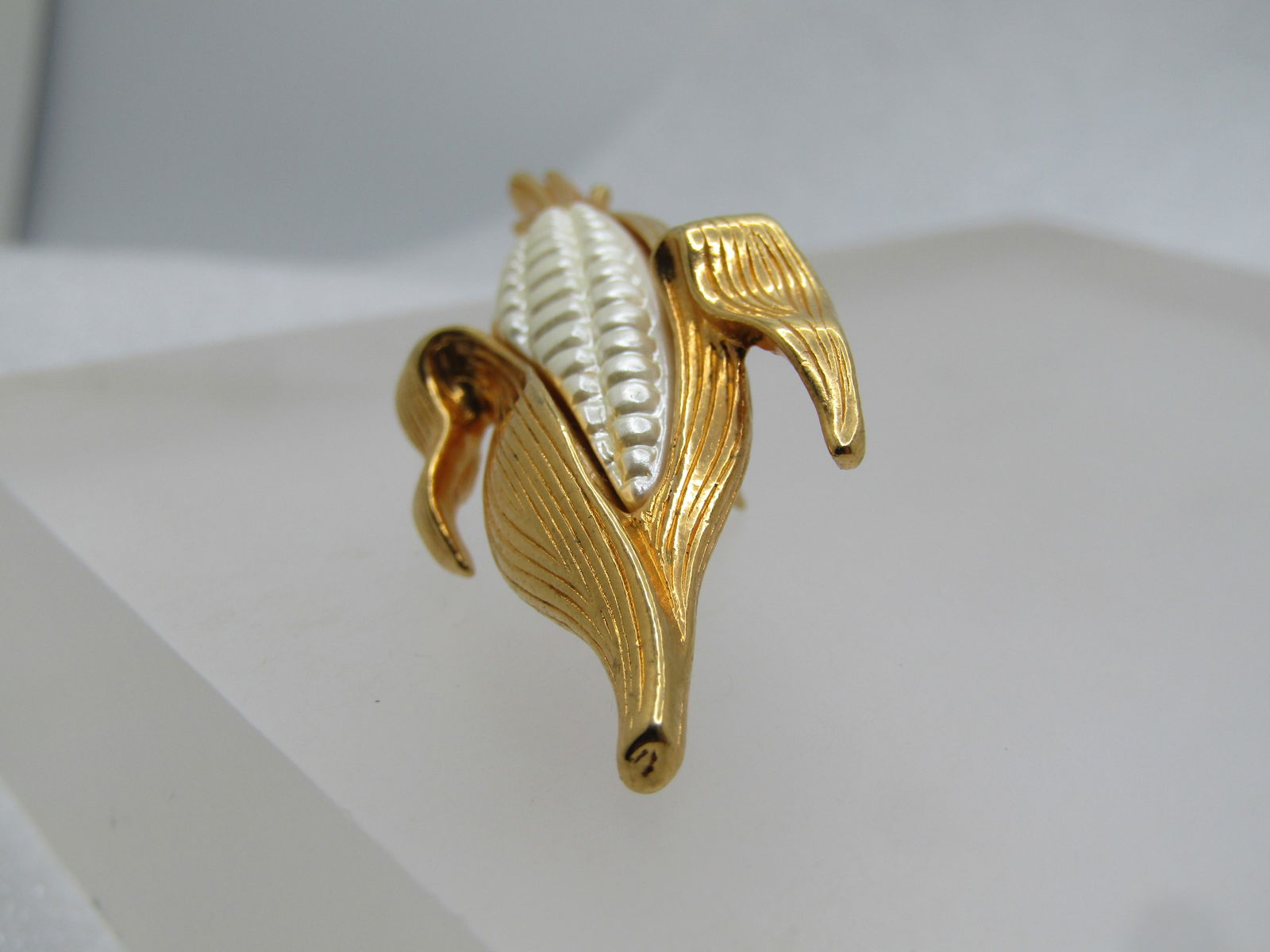 Vintage Corn-on-the-Cob Tack/Lapel Pin, 1970's-1980's - 2
