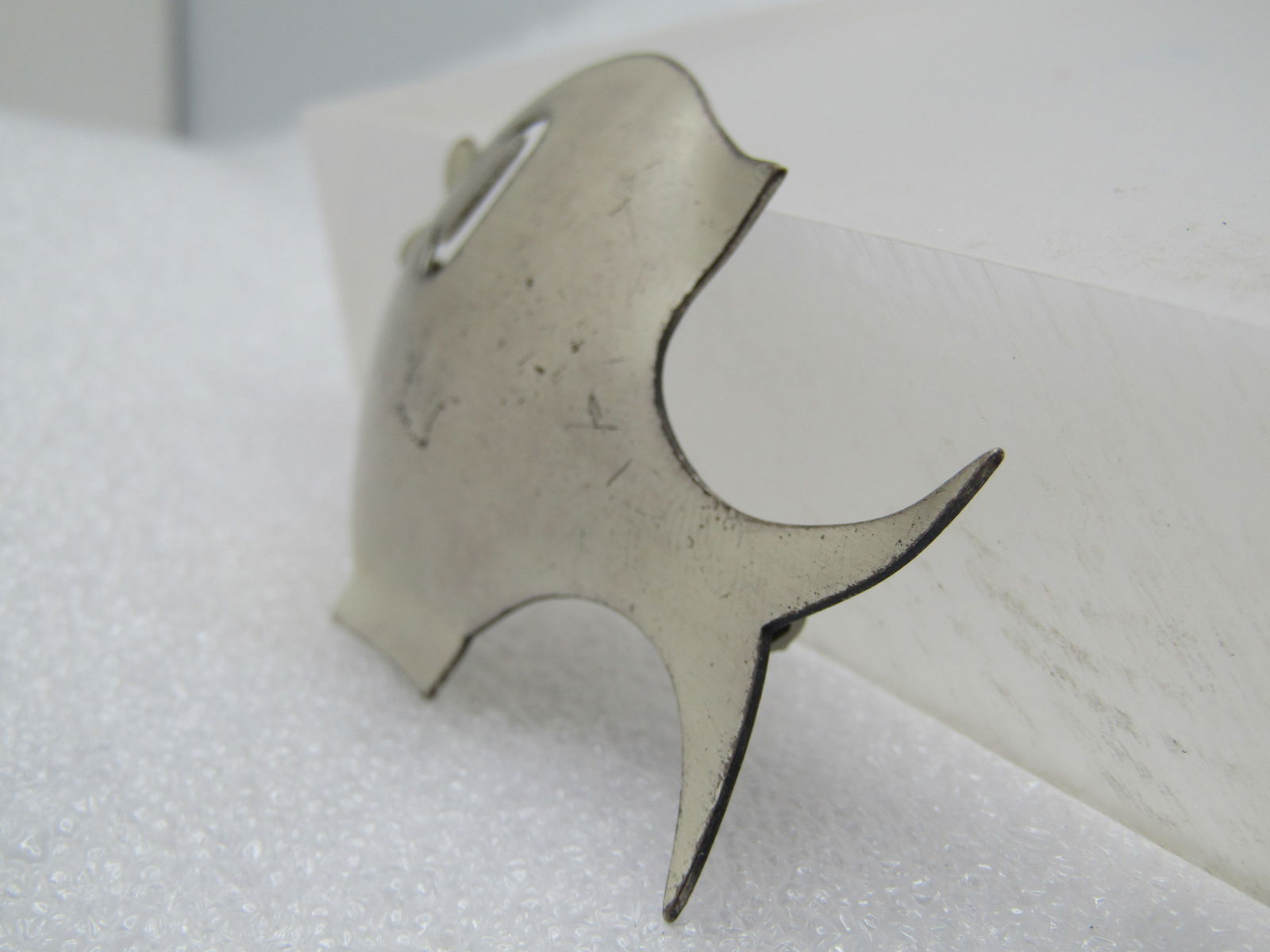 Vintage Sterling Modern Fish/Whale Brooch, Beaucraft, 1960's-1970's - 2