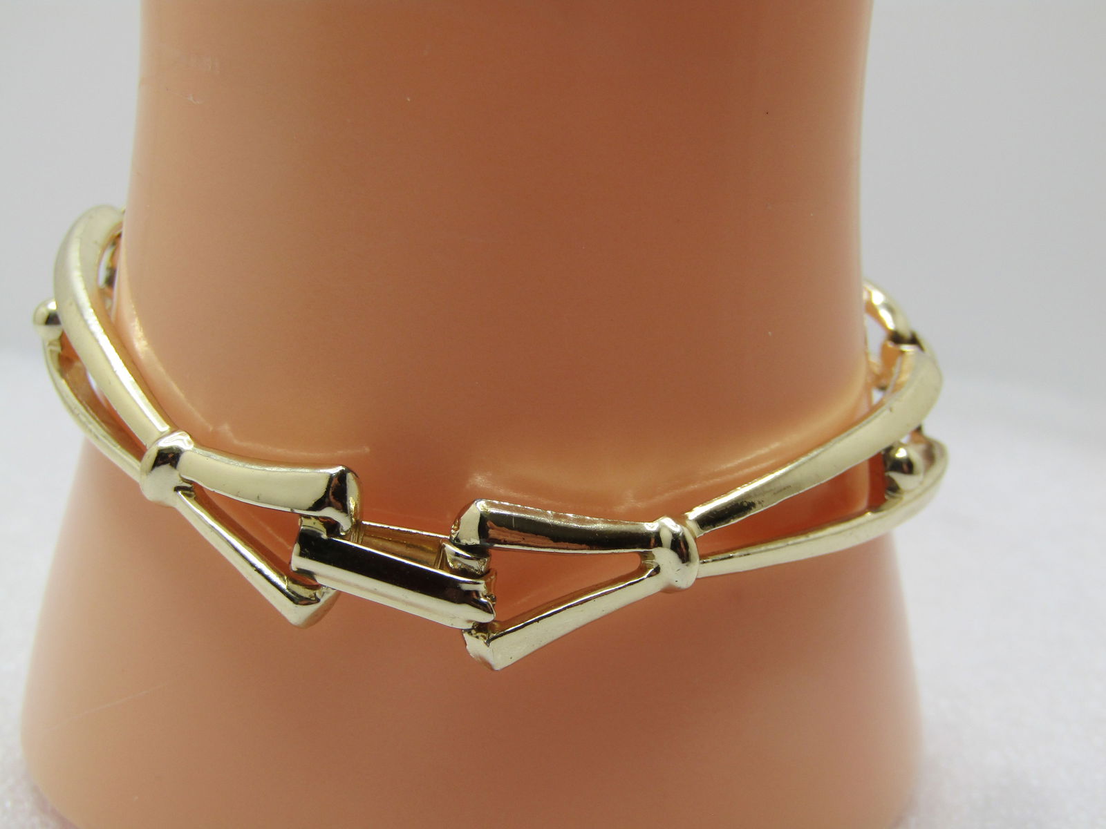 Vintage S&G Faux Pearl Bracelet, 1950's, 6.5" - 3