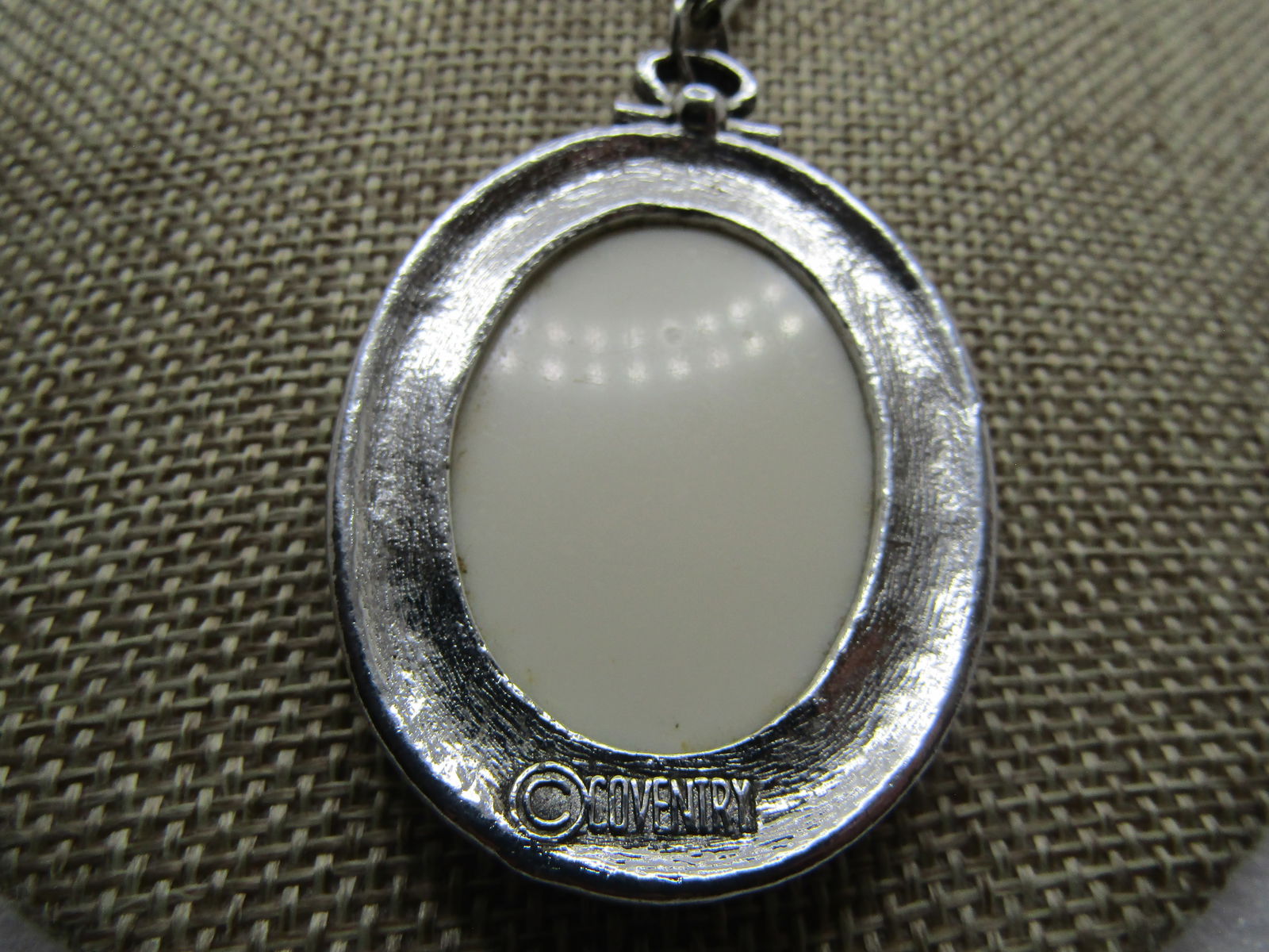 Vintage Faux Sampler Necklace, Sarah Coventry, 1960's, 15" - 4