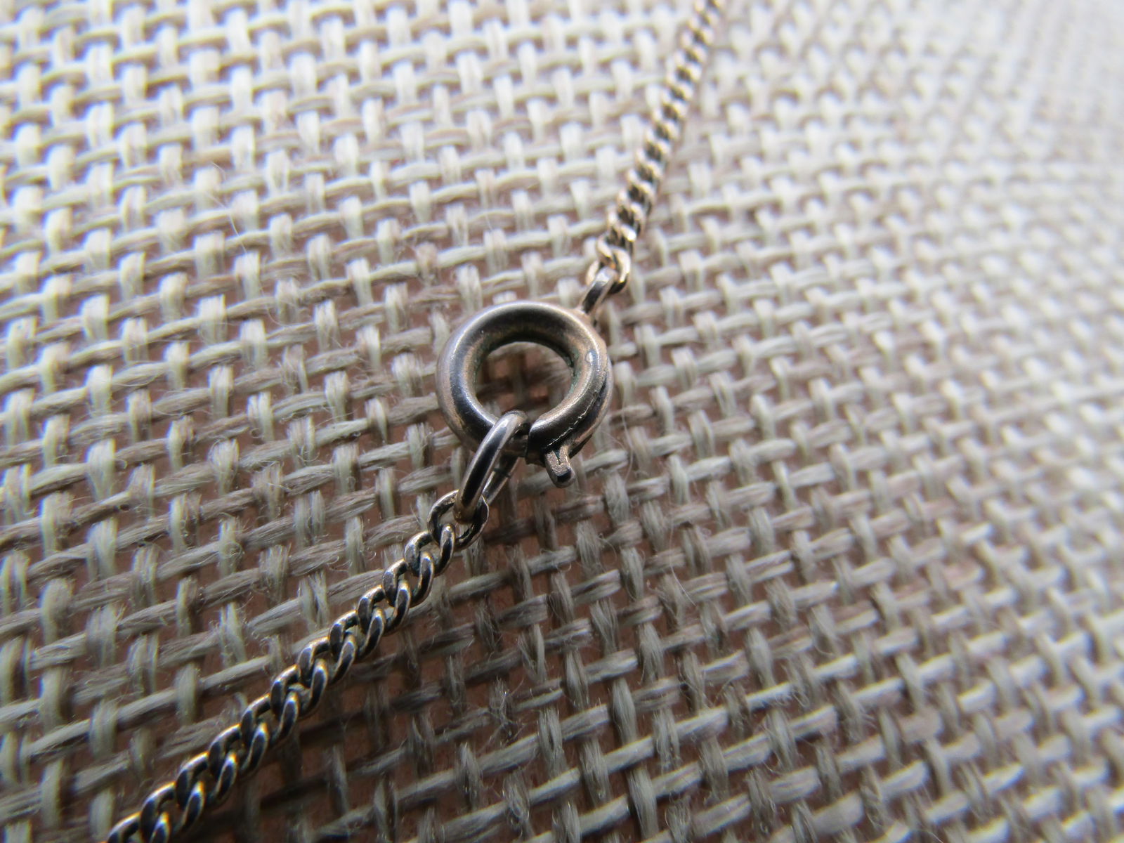 Vintage Maple Leaf, Rhinestone, Faux Pearl Necklace, 15", 1960's - 6