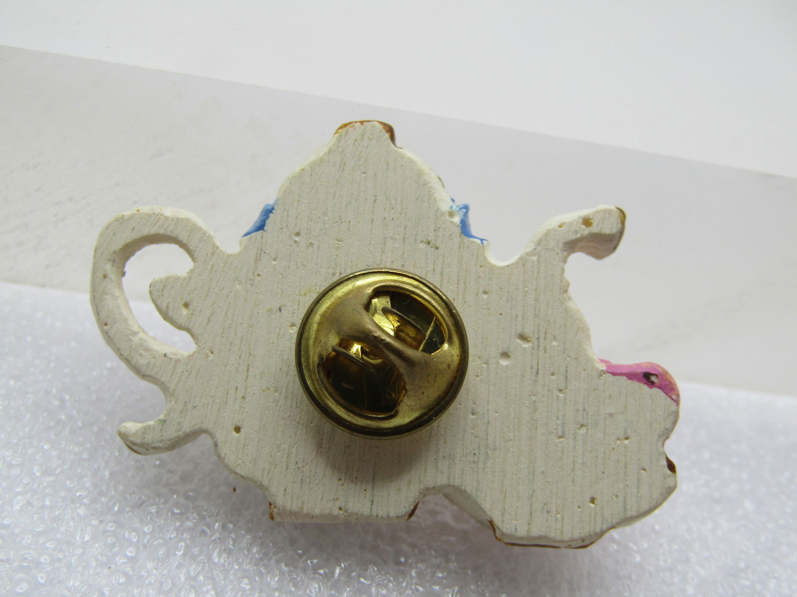 Vintage Painted Teapot & Cup Tack Pin, 1980's - 5