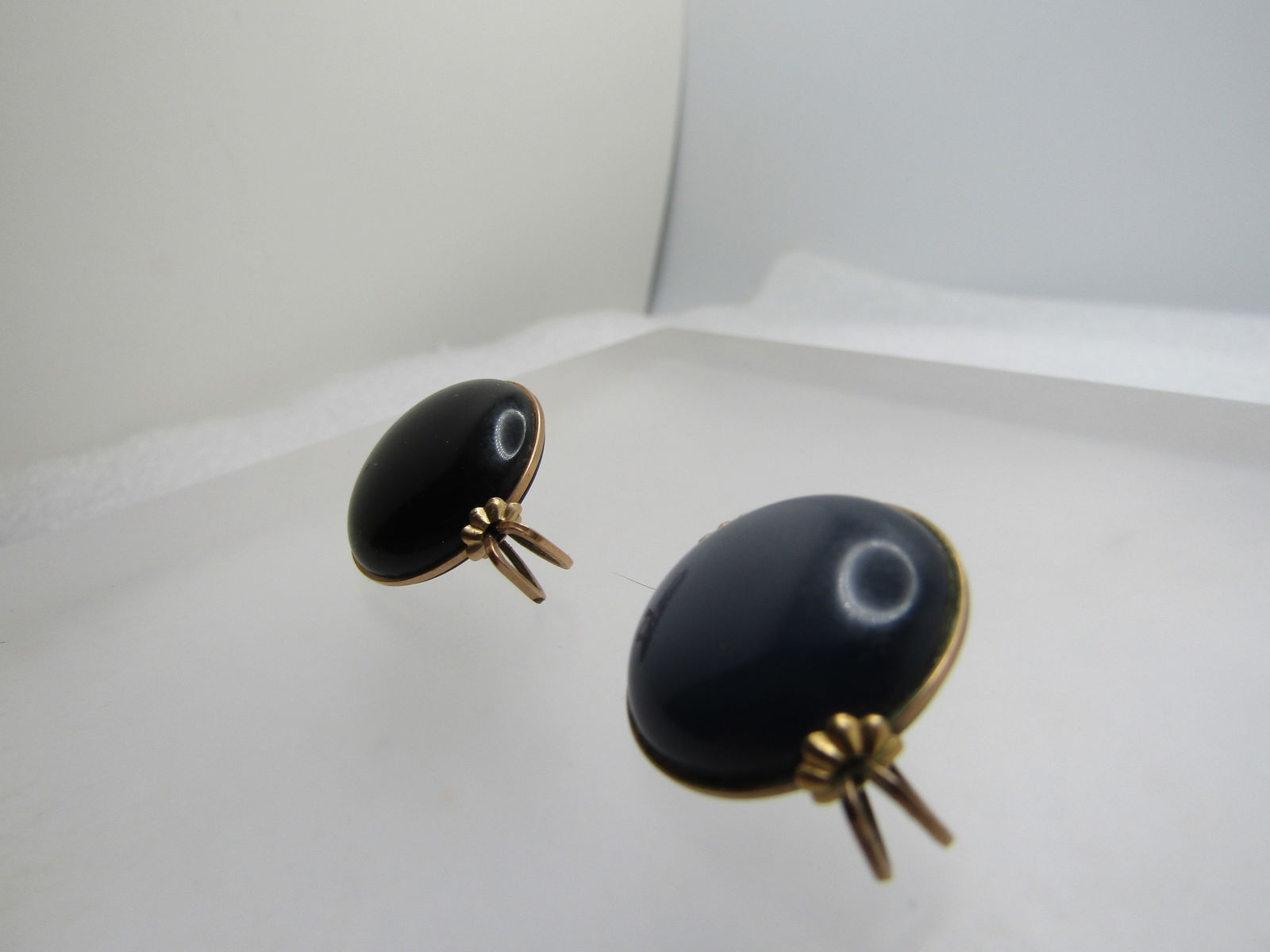 Vintage Red Rose & Rhinestone Brooch, C-Clasp, 1950's-1960's - 2