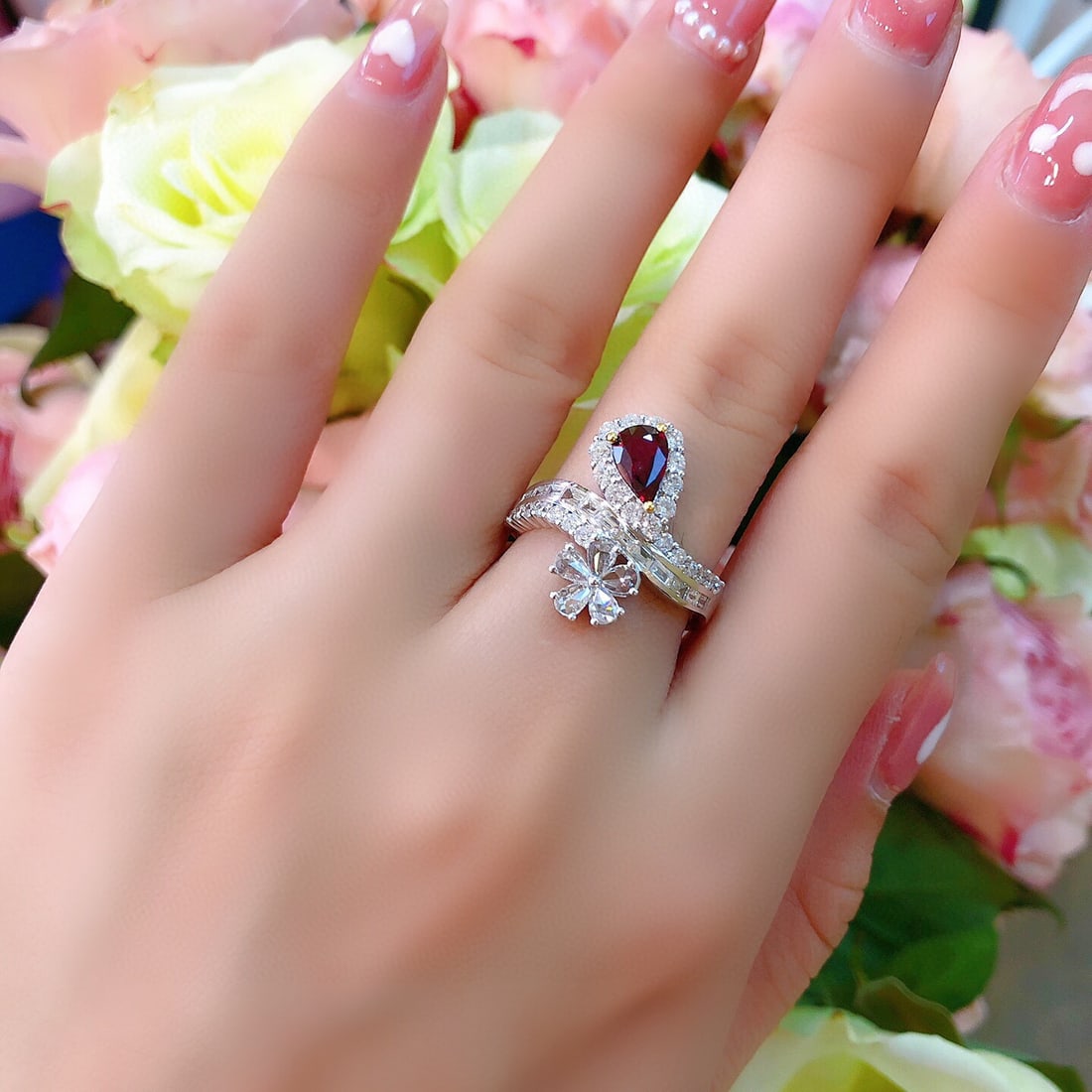 14K GOLD 1.77 CTW NATURAL RUBY & DIAMOND RING - 6