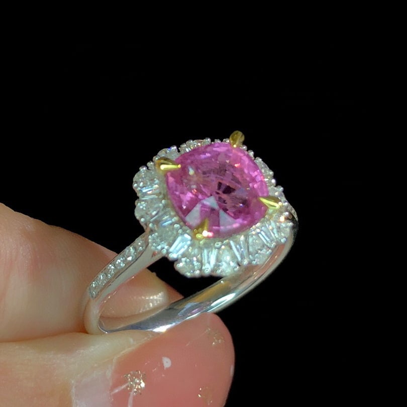 14K GOLD 2.92 CTW NATURAL SAPPHIRE & DIAMOND RING - 6