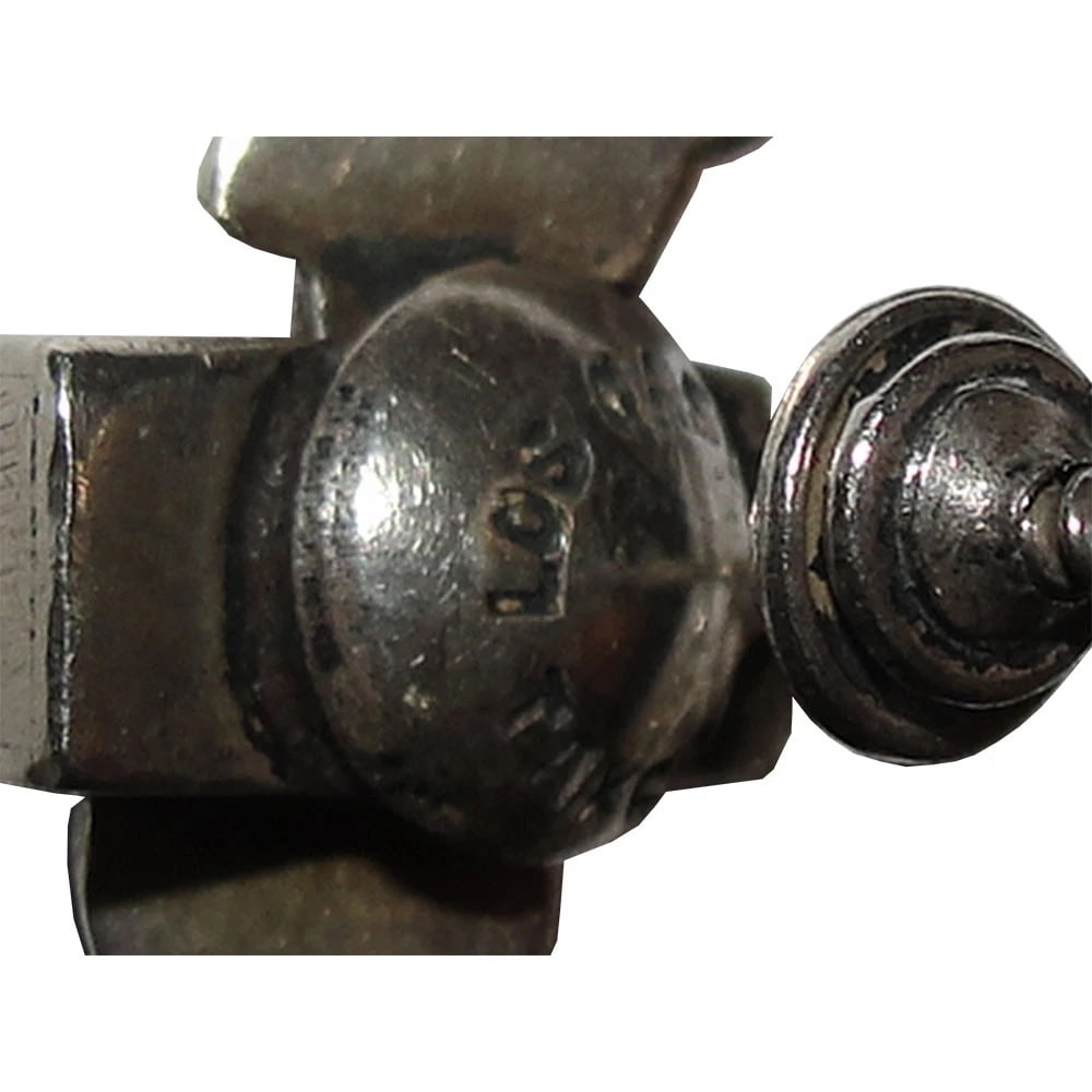 Los Castillos Taxco Mexico Sterling Hoop Dangle Earrings - 5