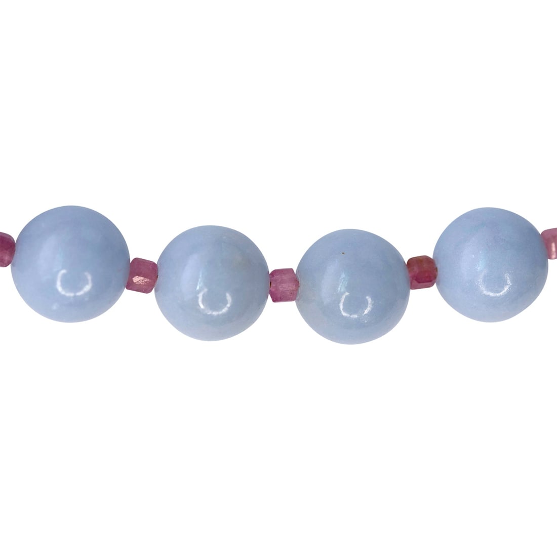 Angelite Tourmaline Necklace - 6