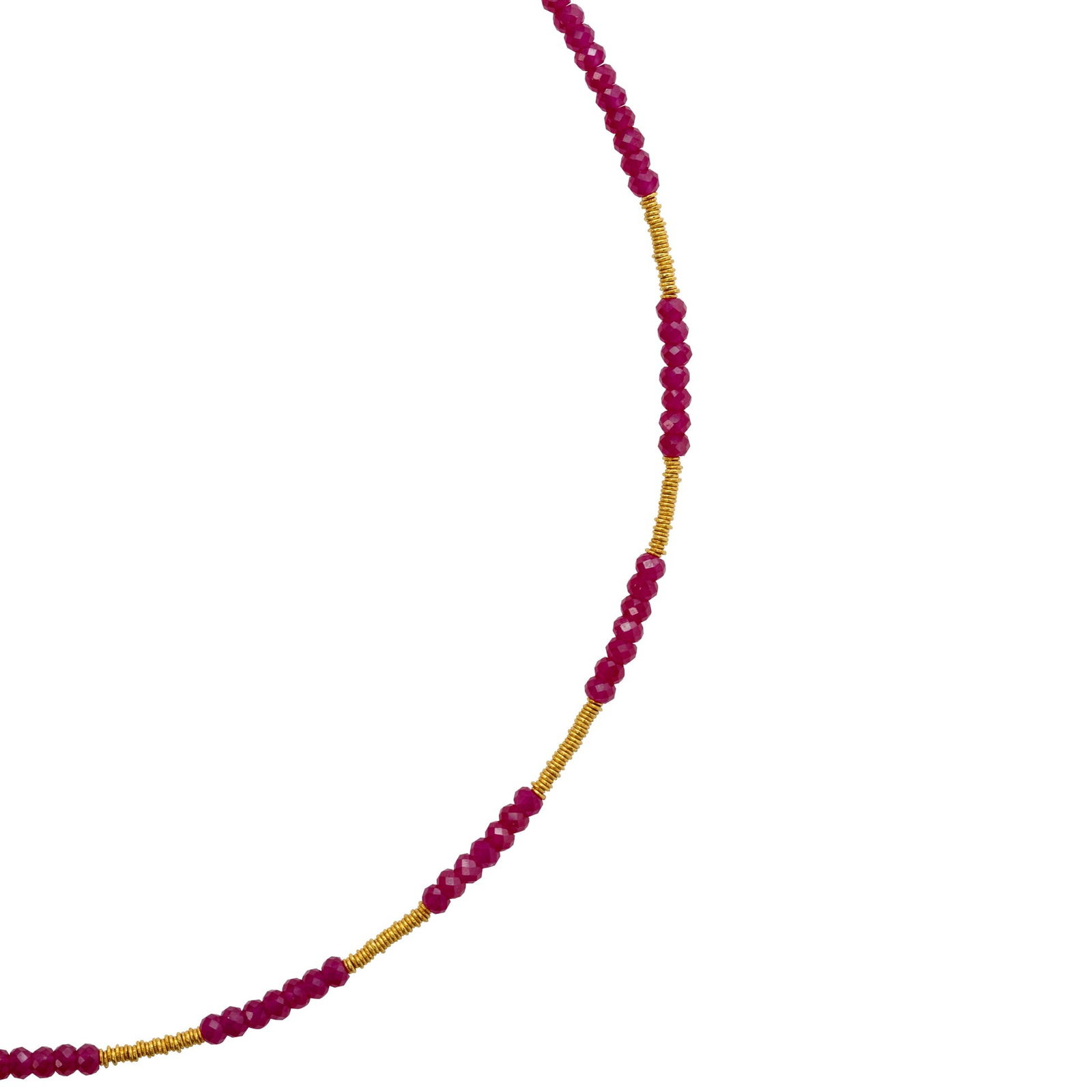 Stella Ruby 18K Gold Necklace - 4