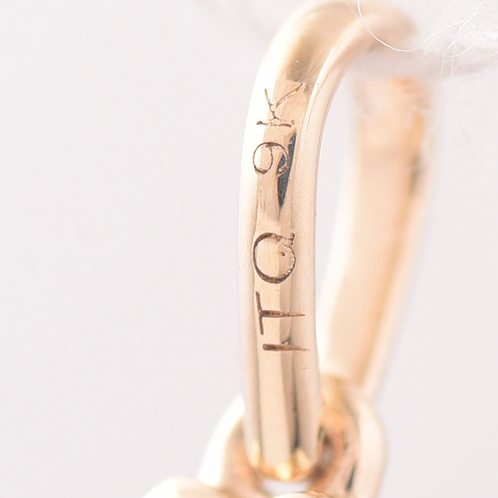 3.35 Ct Octagon Pink Topaz 9K Gold Pendant - 5