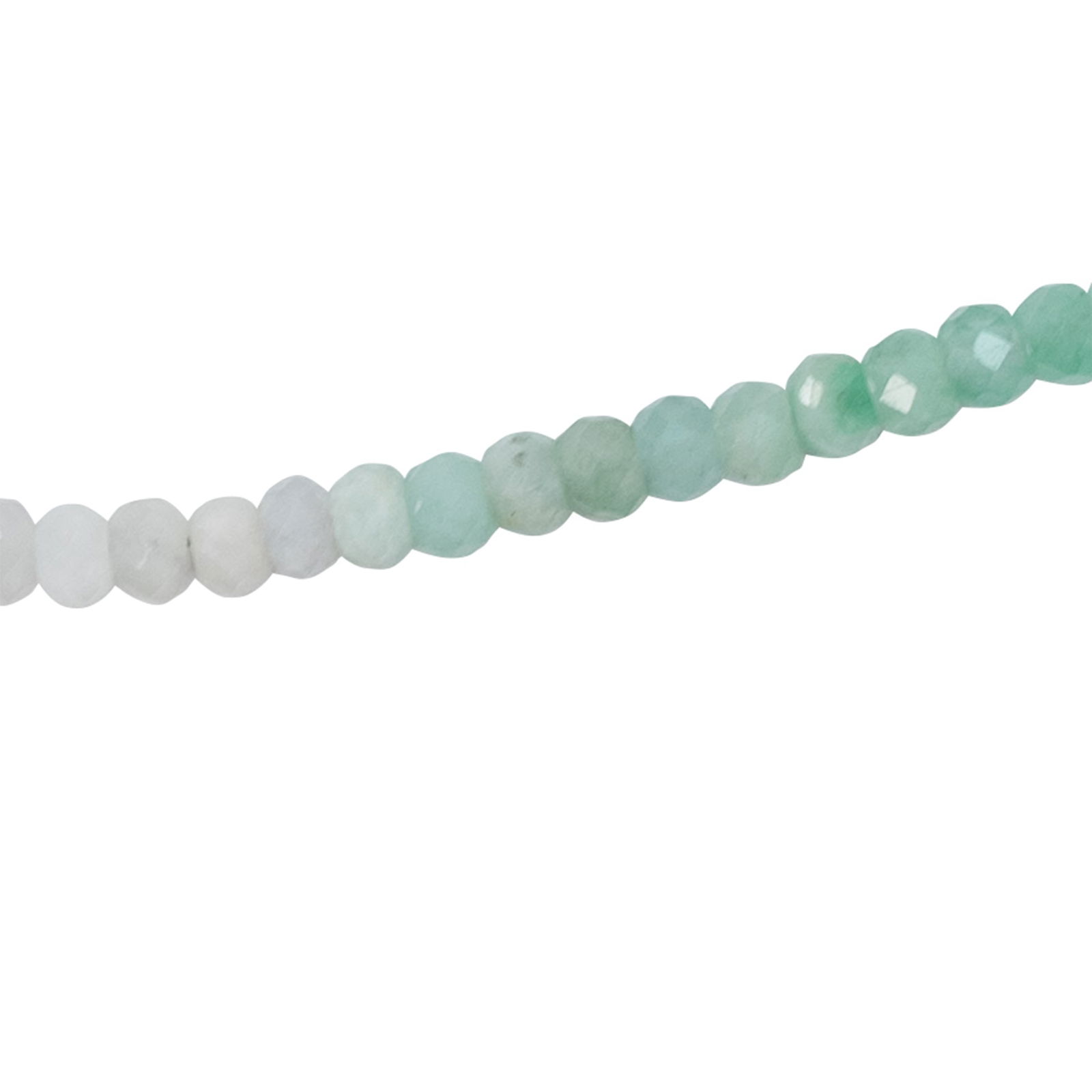 Ombre Light Emerald Necklace 14K Gold - 6
