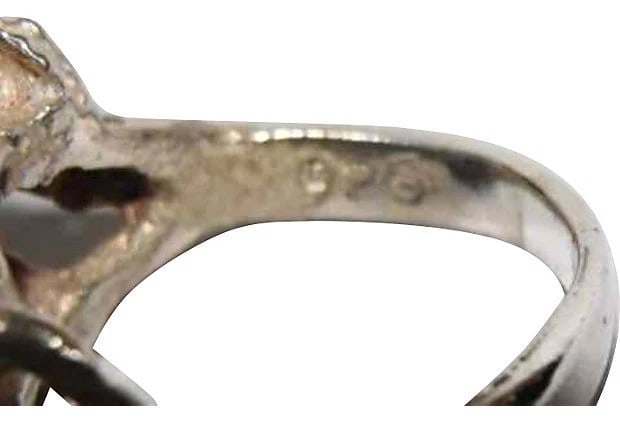 Massive Hand Brutalist Made Smoky Quartz Arts and Crafts Cocktail Ring - 6