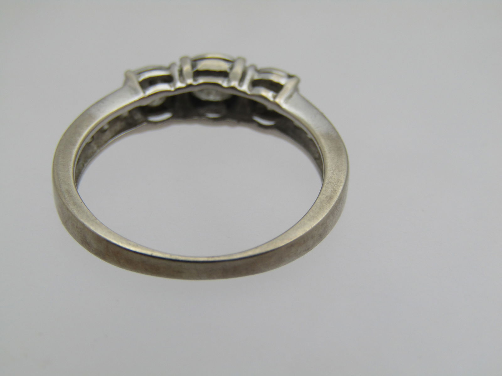 Vintage 10kt Diamond Ring, Engagement or Band, Sz. 6.5, Signed Key - 5