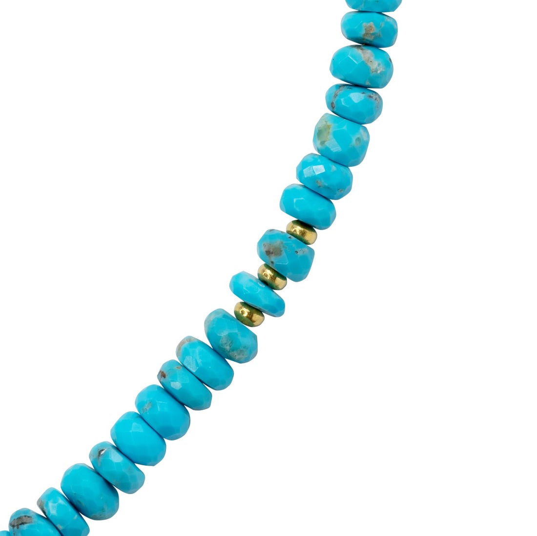 December Birthstone Turquoise 18k Gold Necklace - 4