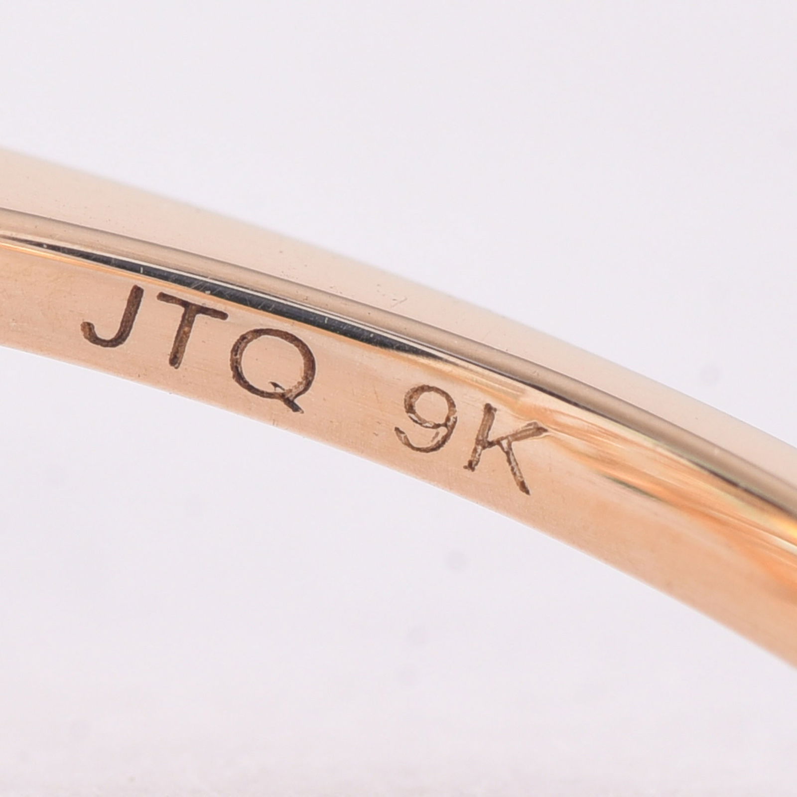 1.03 Ct Round Br.Opal 9K Gold Ring - 5