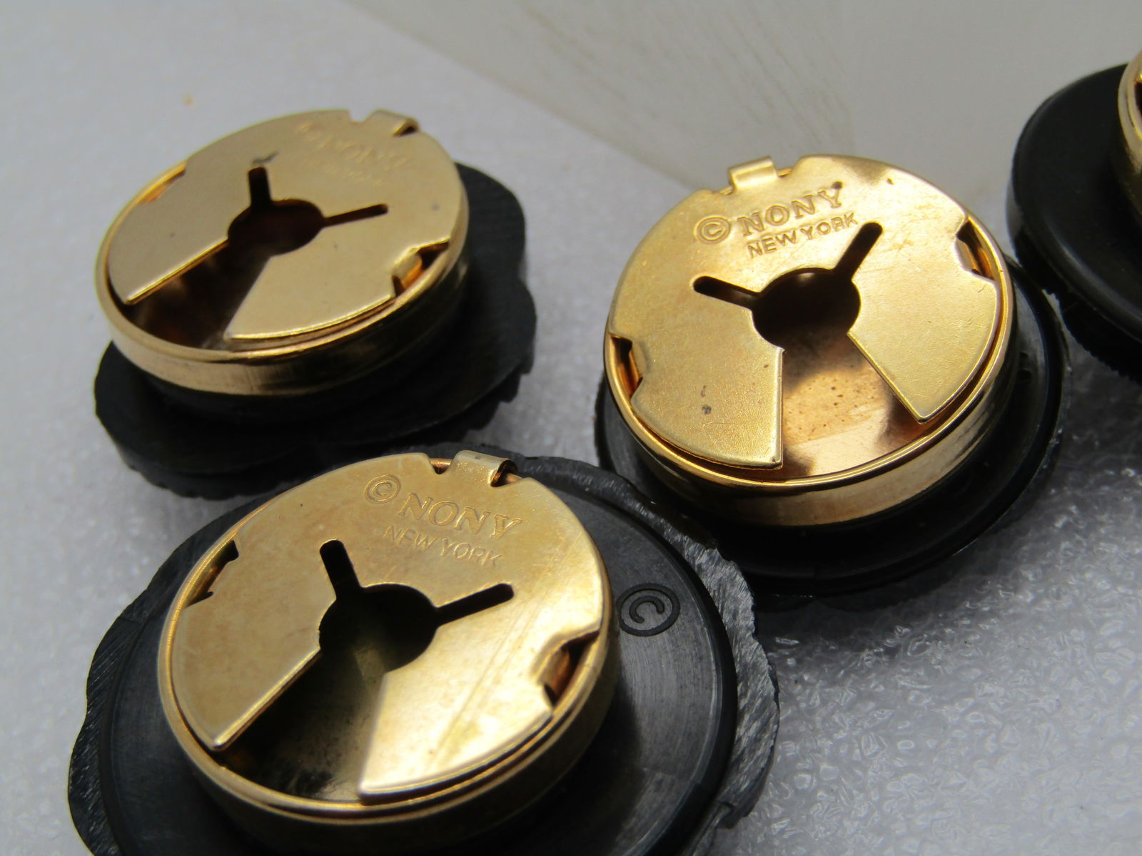 Vintage 10kt Graduated Pearl Necklace, Diamond Clasp, 1940's or earlier - 8