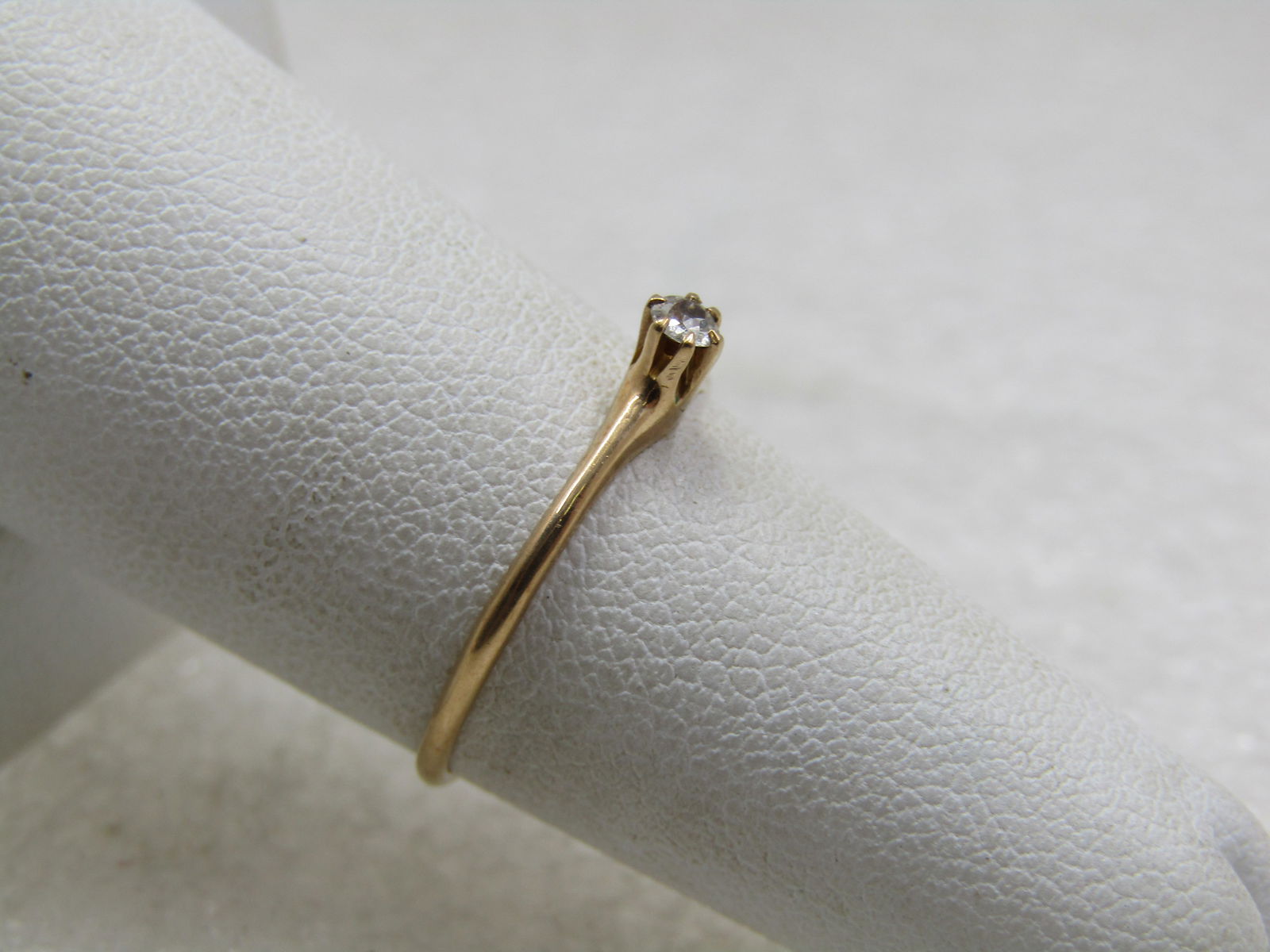 Vintage 10kt Diamond Promise Engagement Ring, Sz. 6.25 - 3