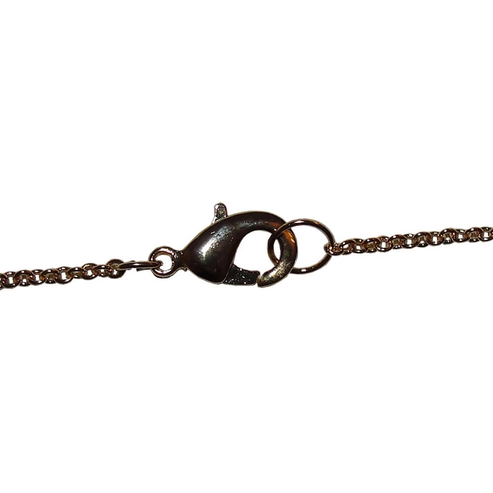 Gold Plated Cubic Zirconia CZ Bezel Set Eternity Necklace - 6