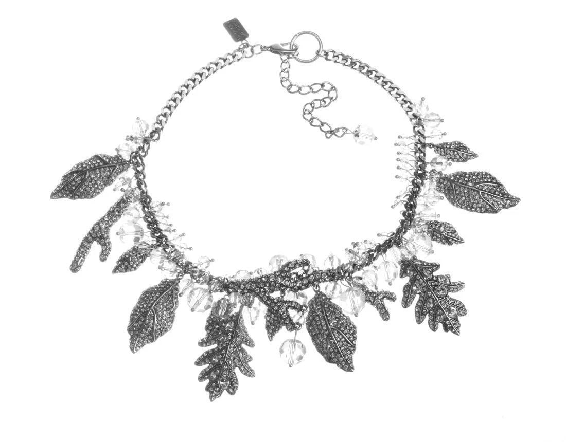 Badgley Mischka Rhinestone Crystal Charm Necklace - 2