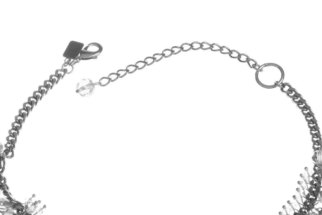 Badgley Mischka Rhinestone Crystal Charm Necklace - 5