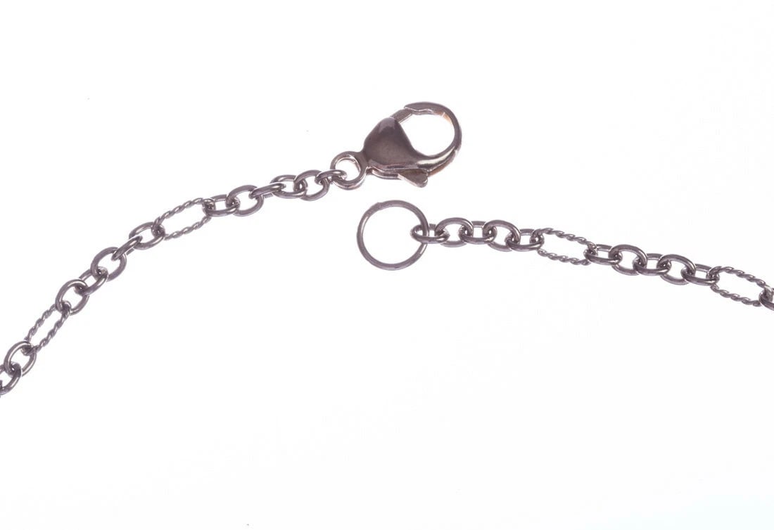 Sterling Silver and Tahitian Baroque Pearl Necklace - 4