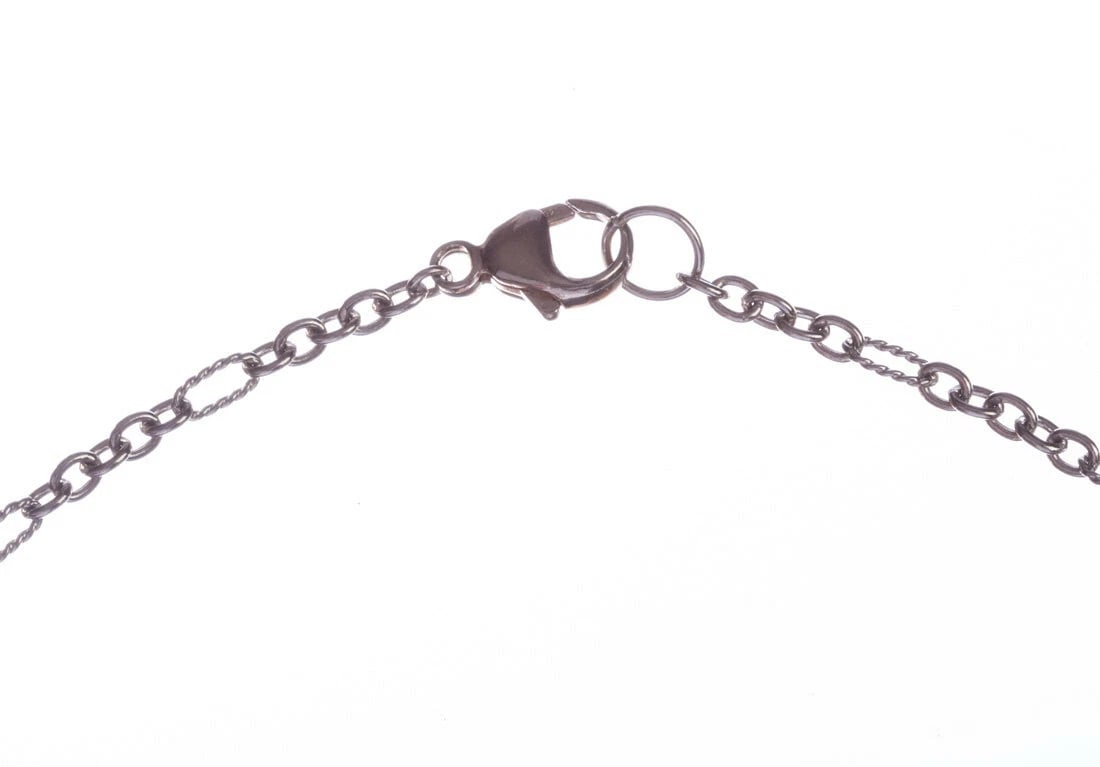 Sterling Silver and Tahitian Baroque Pearl Necklace - 5