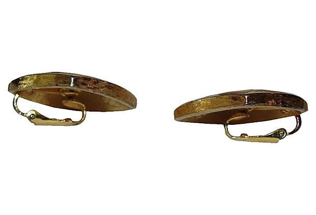 Lanvin Floral Abstract Enamel Earrings - 3