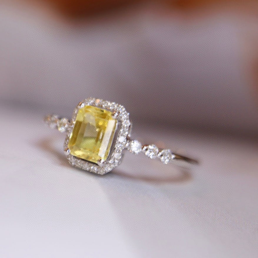 14K GOLD 1.16 CTW NATURAL SAPPHIRE & DIAMOND RING - 2