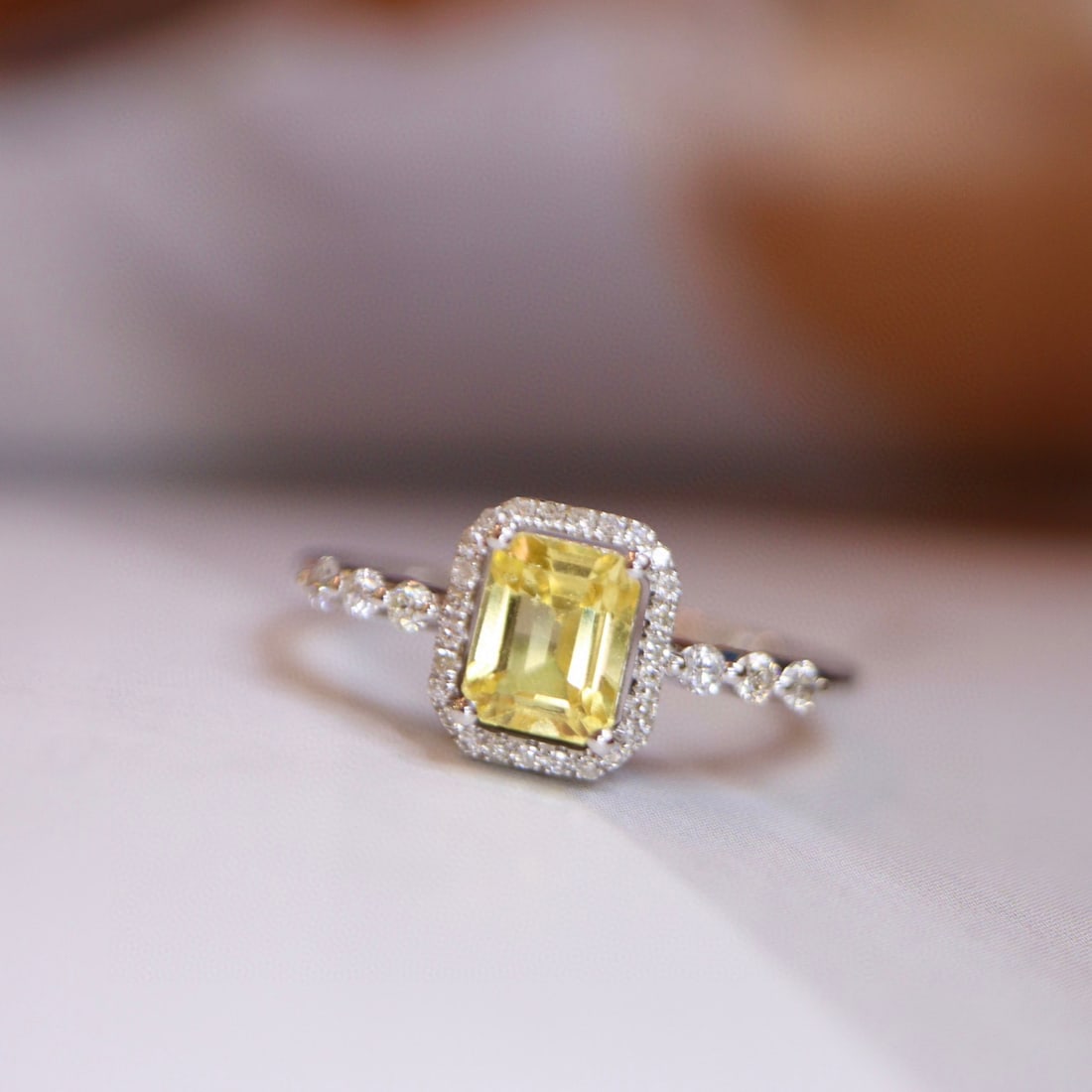 14K GOLD 1.16 CTW NATURAL SAPPHIRE & DIAMOND RING - 4