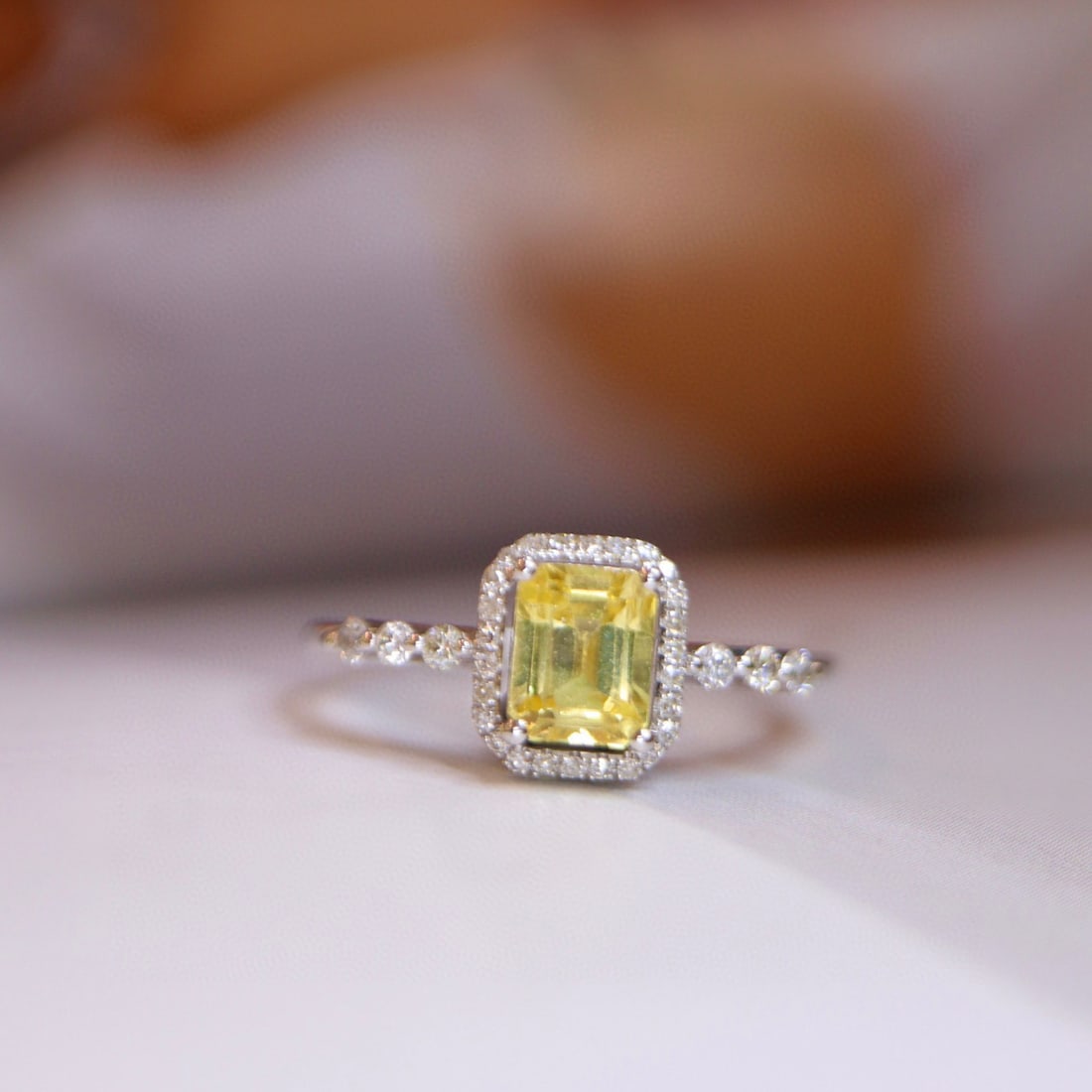 14K GOLD 1.16 CTW NATURAL SAPPHIRE & DIAMOND RING - 5