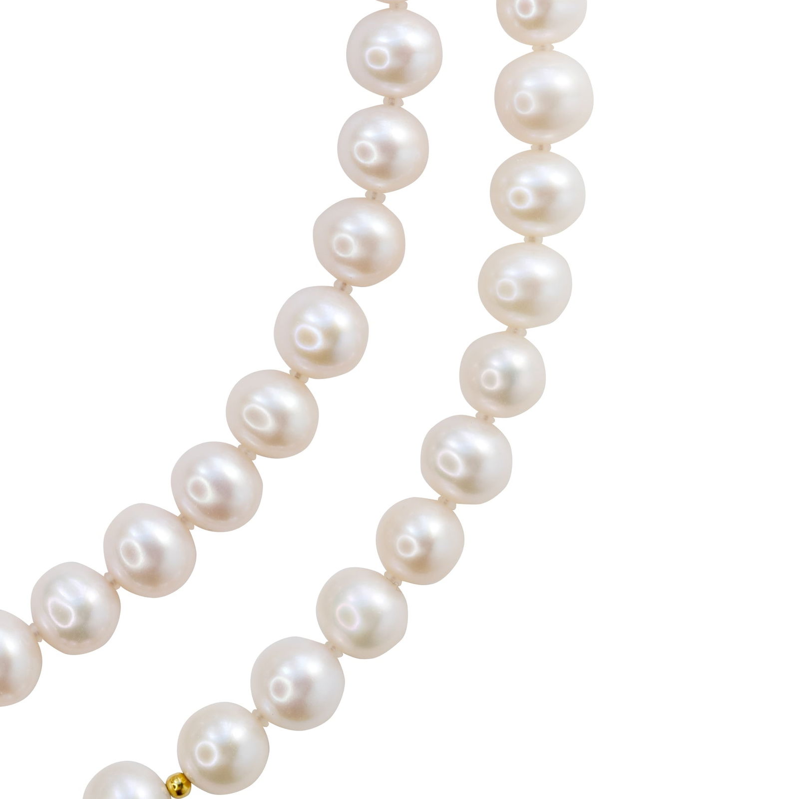 Baroque Pearls Rope Necklace 18K Gold - 8