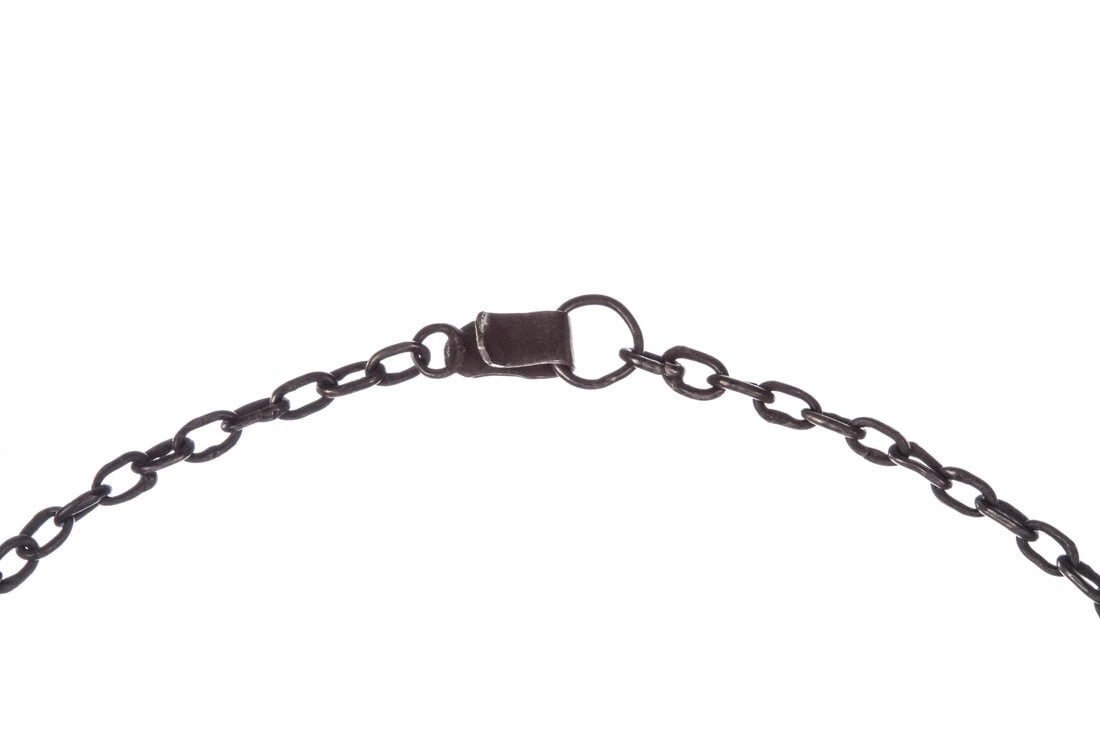 Sterling Silver Hand Made Mexican Turquoise Necklace Bib - 6