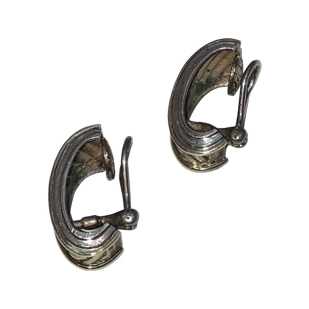 David Yurman Sterling 14 kt Cable Earrings - 4